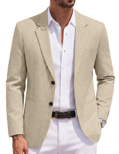COOFANDY Men's Blazer Casual Two Buttons Sport Coats Lightweight Suit Jacket