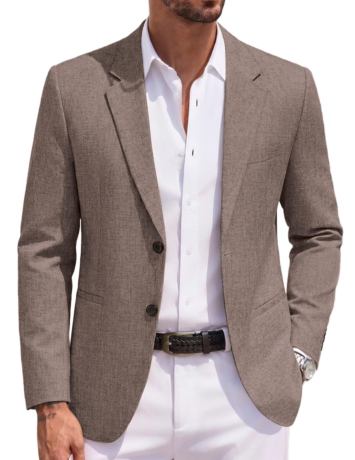 COOFANDY Men's Blazer Casual Two Buttons Sport Coats Lightweight Suit Jacket