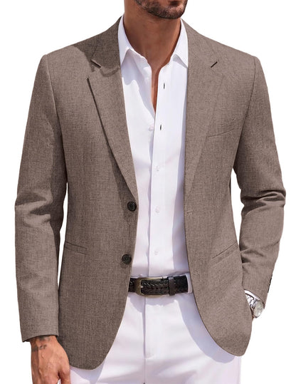 COOFANDY Men's Blazer Casual Two Buttons Sport Coats Lightweight Suit Jacket