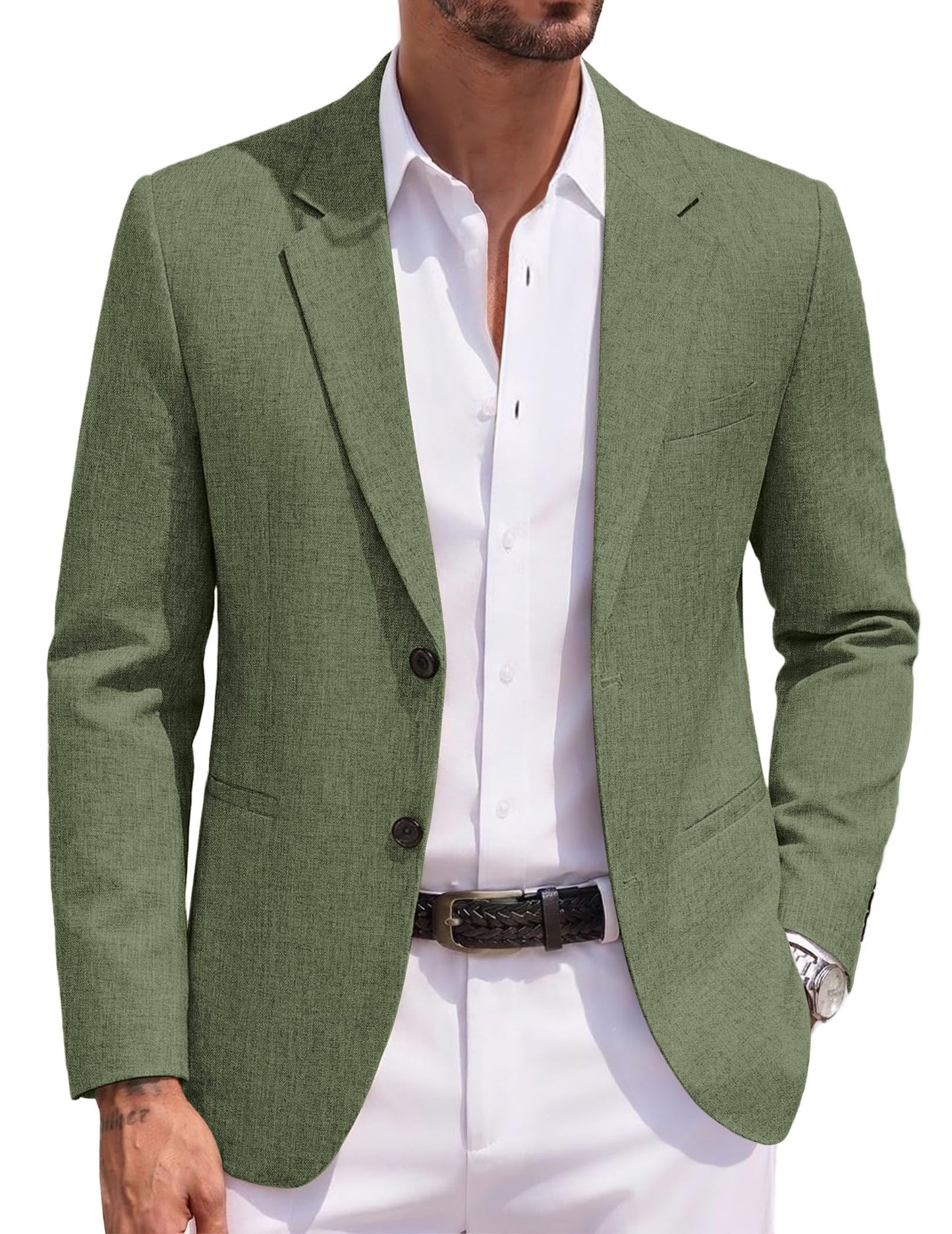 COOFANDY Men's Blazer Casual Two Buttons Sport Coats Lightweight Suit Jacket