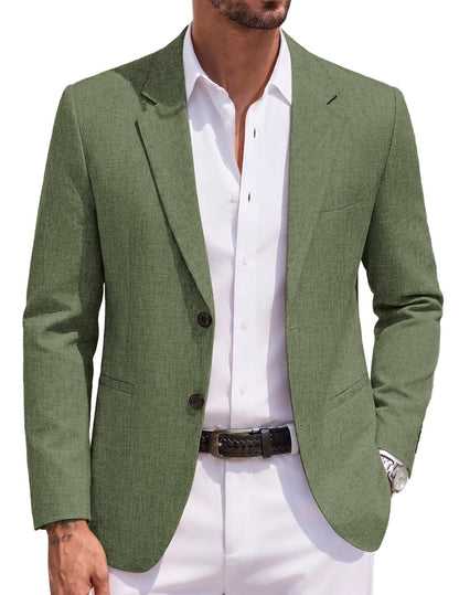 COOFANDY Men's Blazer Casual Two Buttons Sport Coats Lightweight Suit Jacket