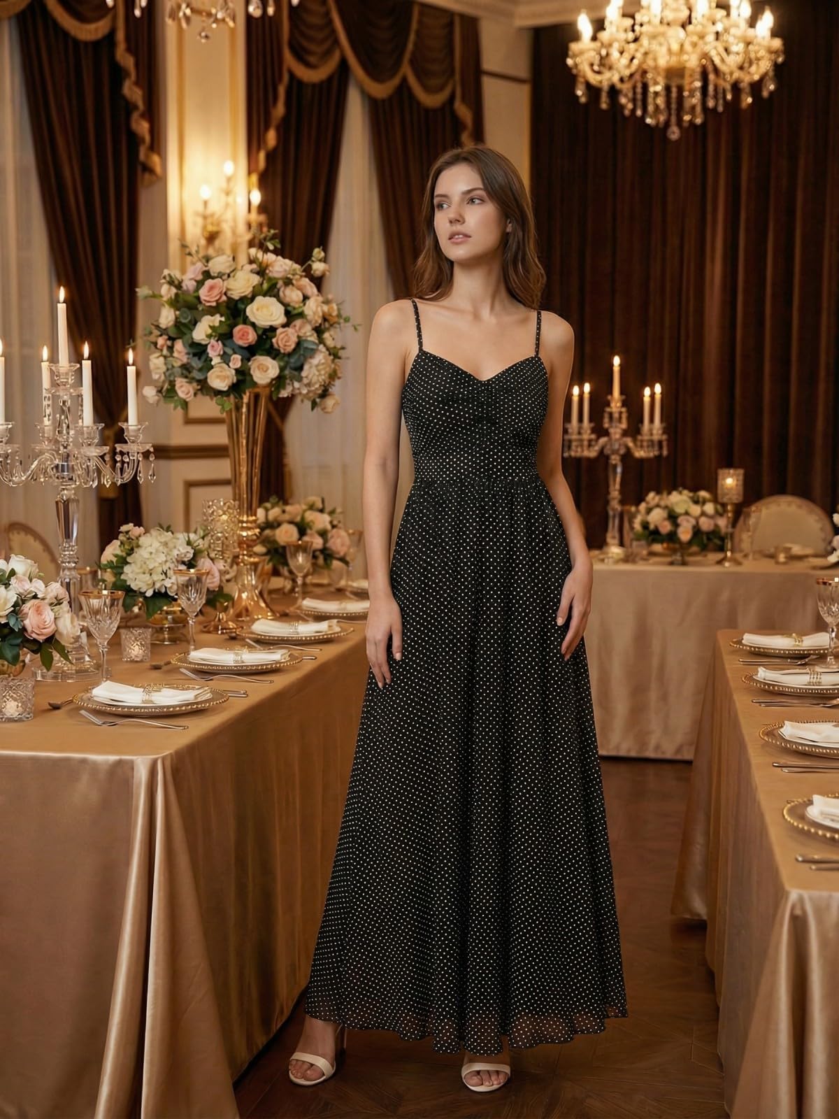 2026 Cocktail Dresses for Wedding Guest Spring Summer Floral Maxi Spaghetti Strap Beach Vacation Boho Club Party