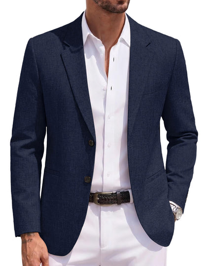 COOFANDY Men's Blazer Casual Two Buttons Sport Coats Lightweight Suit Jacket