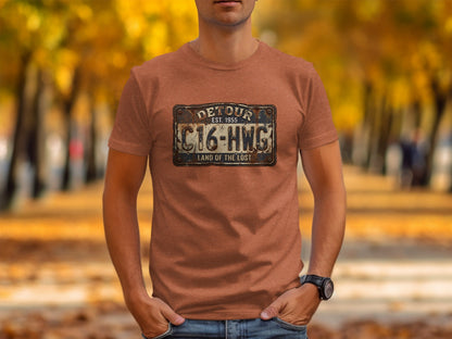 Land of the Lost Detour Plate: The Explorer's Adventure Tee