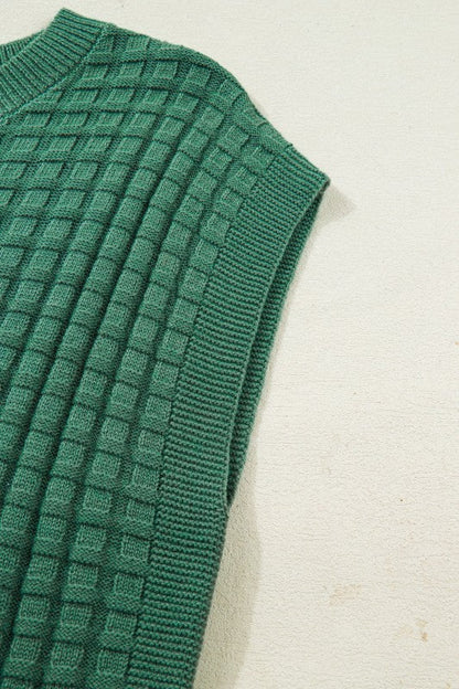 Birdie Textured Short Sleeve Sweater