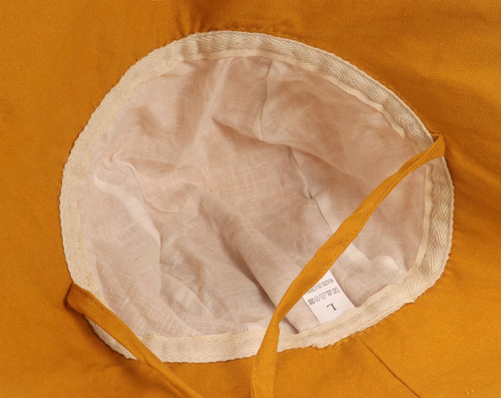 Wide Brim Kids Linen Sun Hat – Breathable UV Protection Toddler Bucket Hat - Baileys