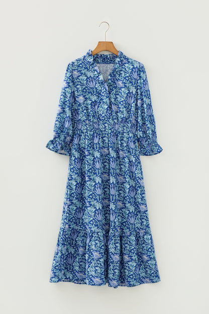 Athena Bracelet Sleeve Long Dress