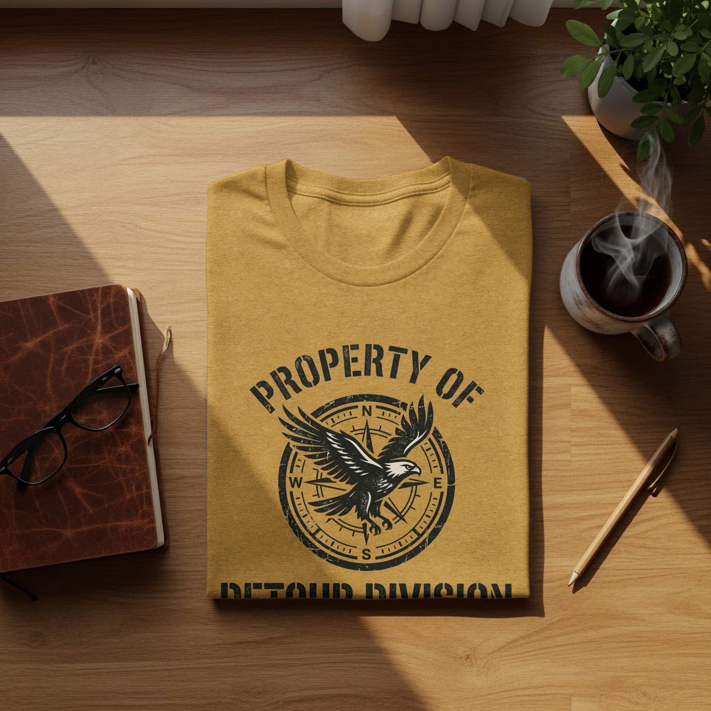 Rugged Detour Division Compass Eagle Tee Wilderness Shirt