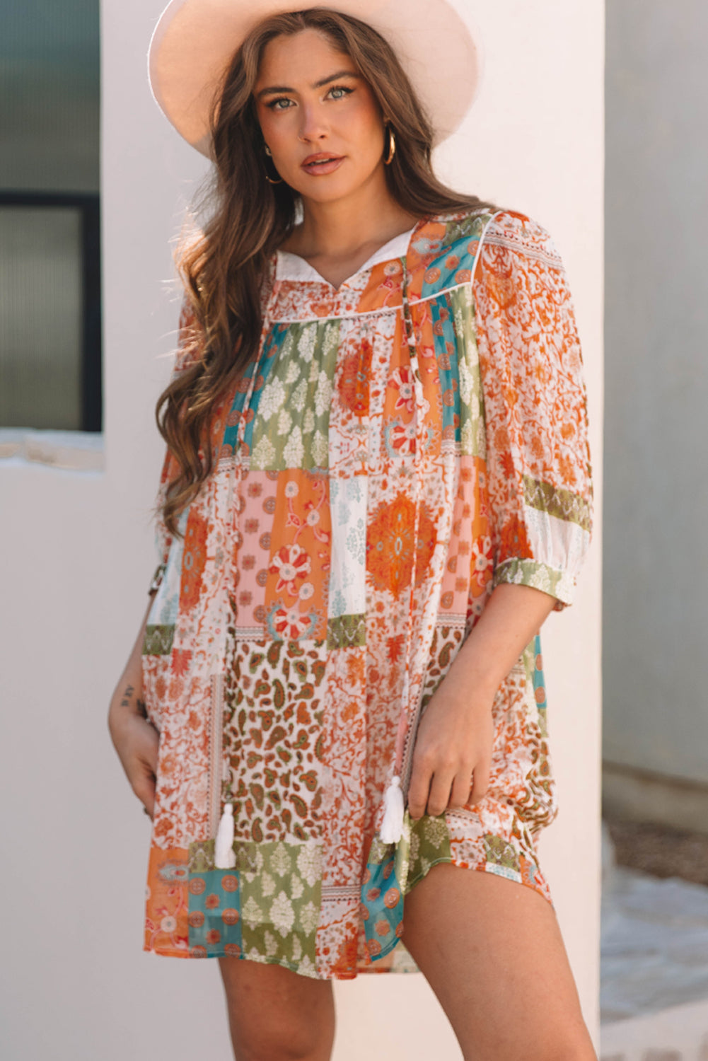 Tallulah Sleeve Chiffon Loose Dress