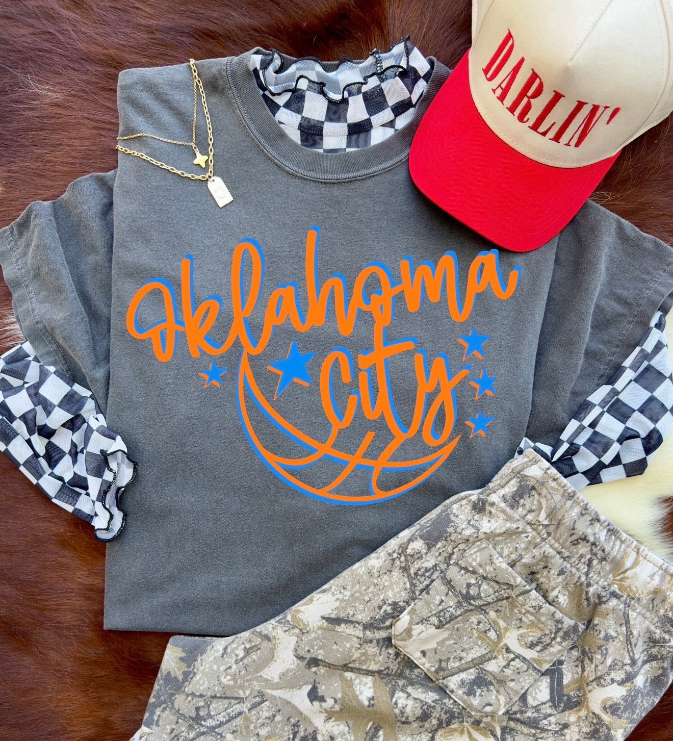 Oklahoma City with Basketball
