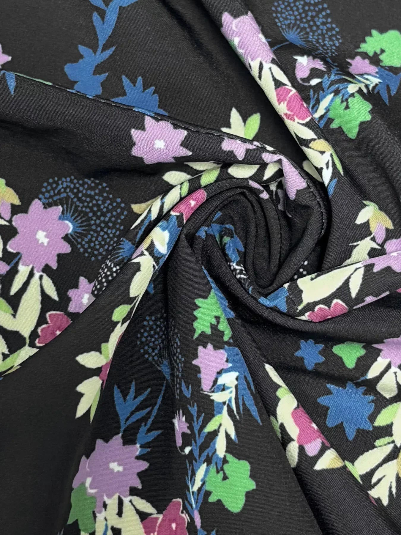 Printed V-Neck Cap Sleeve Maxi Dress