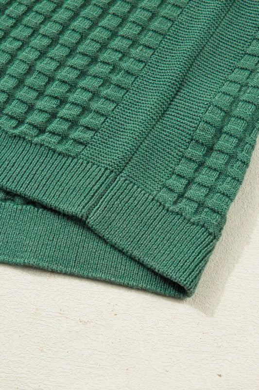 Birdie Textured Short Sleeve Sweater