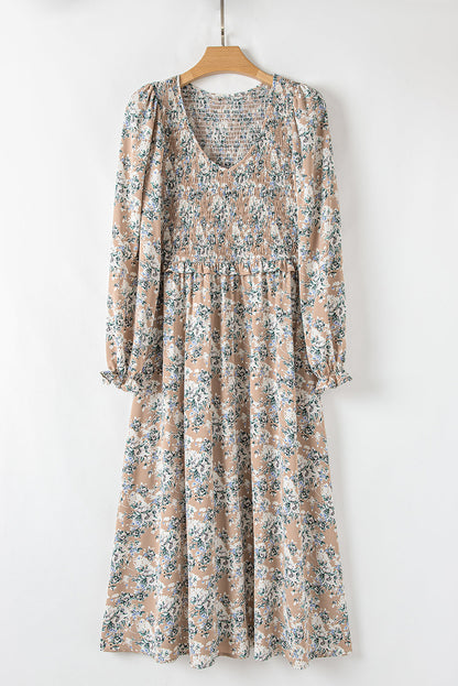 Indy Puff Sleeve Long Dress