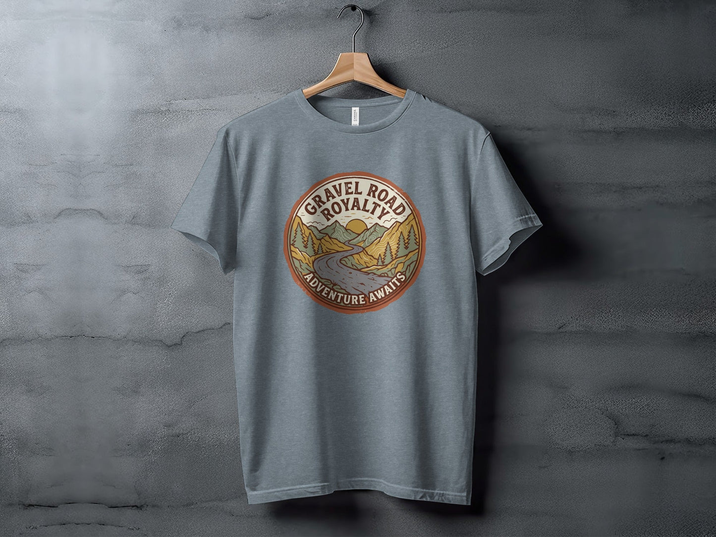 Gravel Road Royalty Vintage Adventure Tee: Backcountry Outpost Shirt