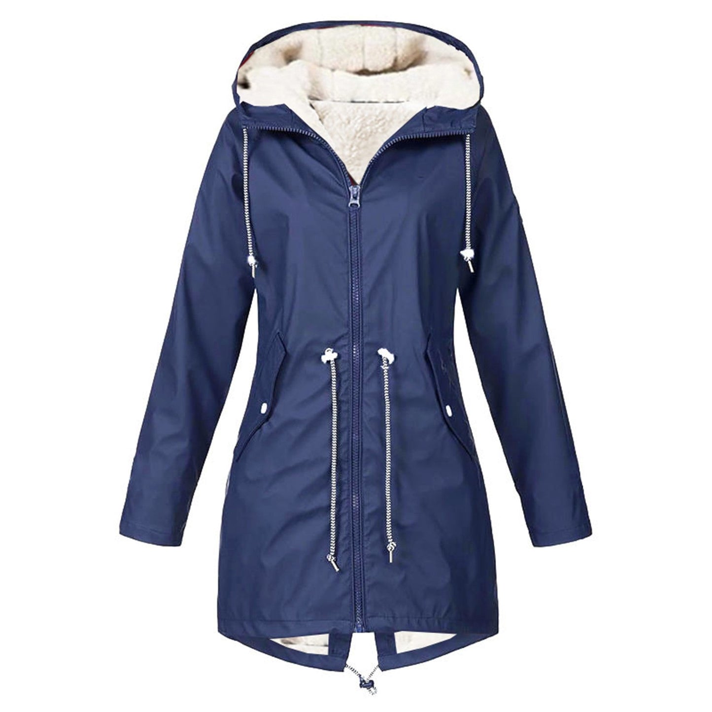 Sports Waterproof Jacket Plus Size Cotton-padded Clothes Fleece-lined See size chart under “more details”