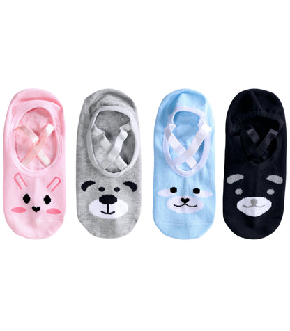 Non-Slip Women's Hospital Socks (Cartoon)