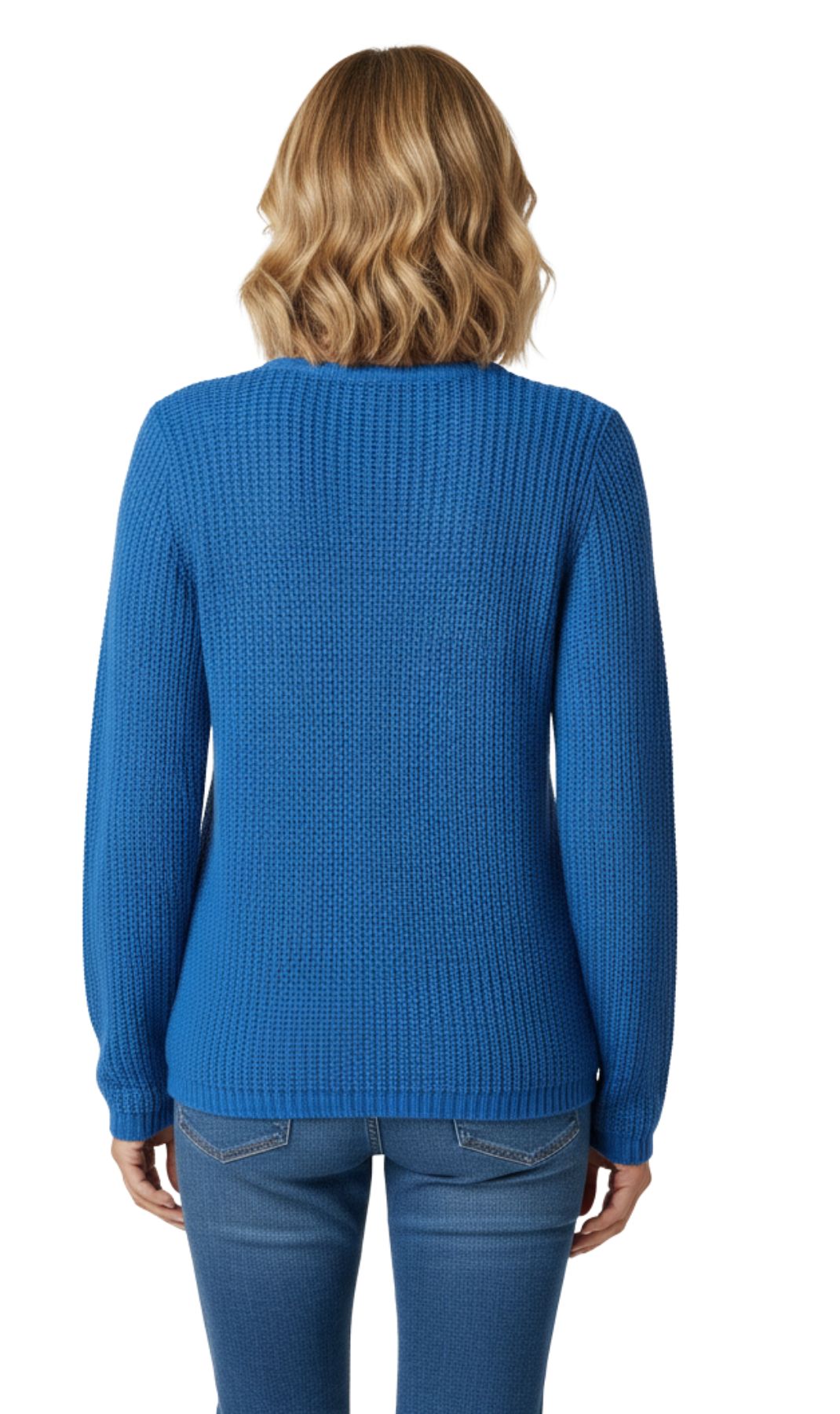 Women's Chic Henley Shaker-Knit Sweater for Women - Casual Long-Sleeve in Durable 100% Acrylic with 3-Button Placket