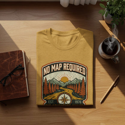 Heritage No Map Required: The Adventure Awaits Nomad Tee
