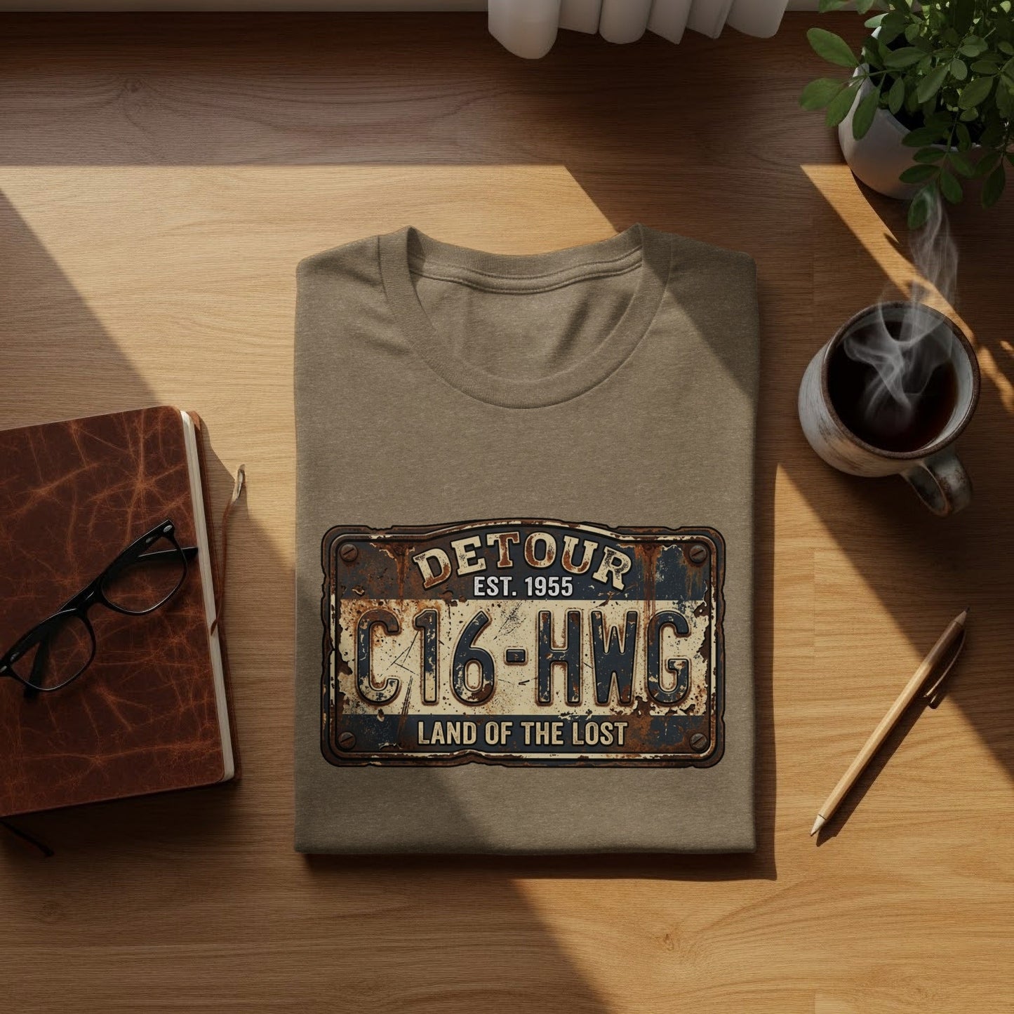 Land of the Lost Detour Plate: The Explorer's Adventure Tee