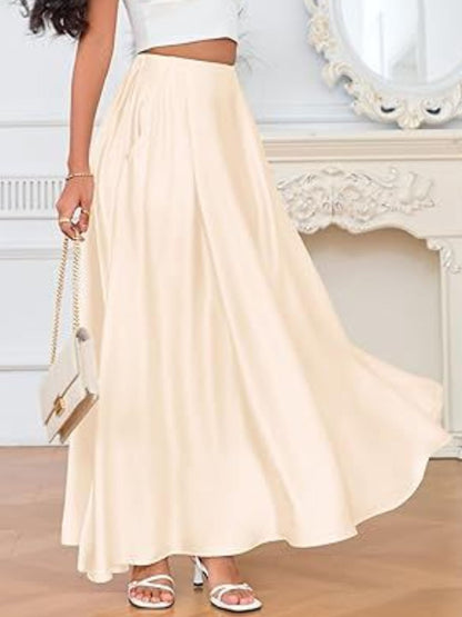 A-Line Maxi Skirt with Pockets