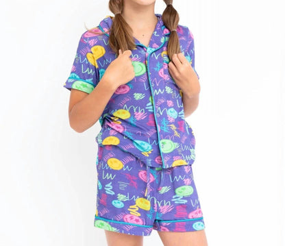 Smiley Face Pajama Set