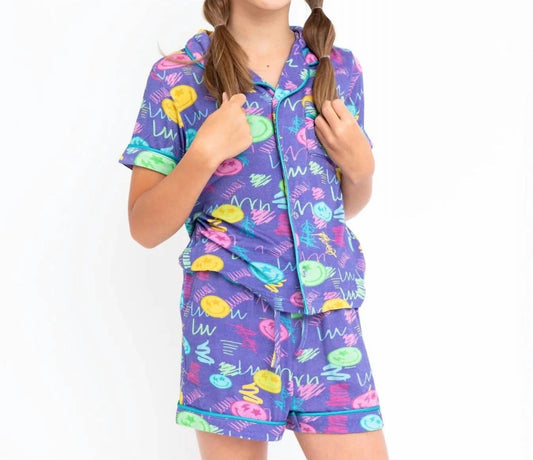Smiley Face Pajama Set