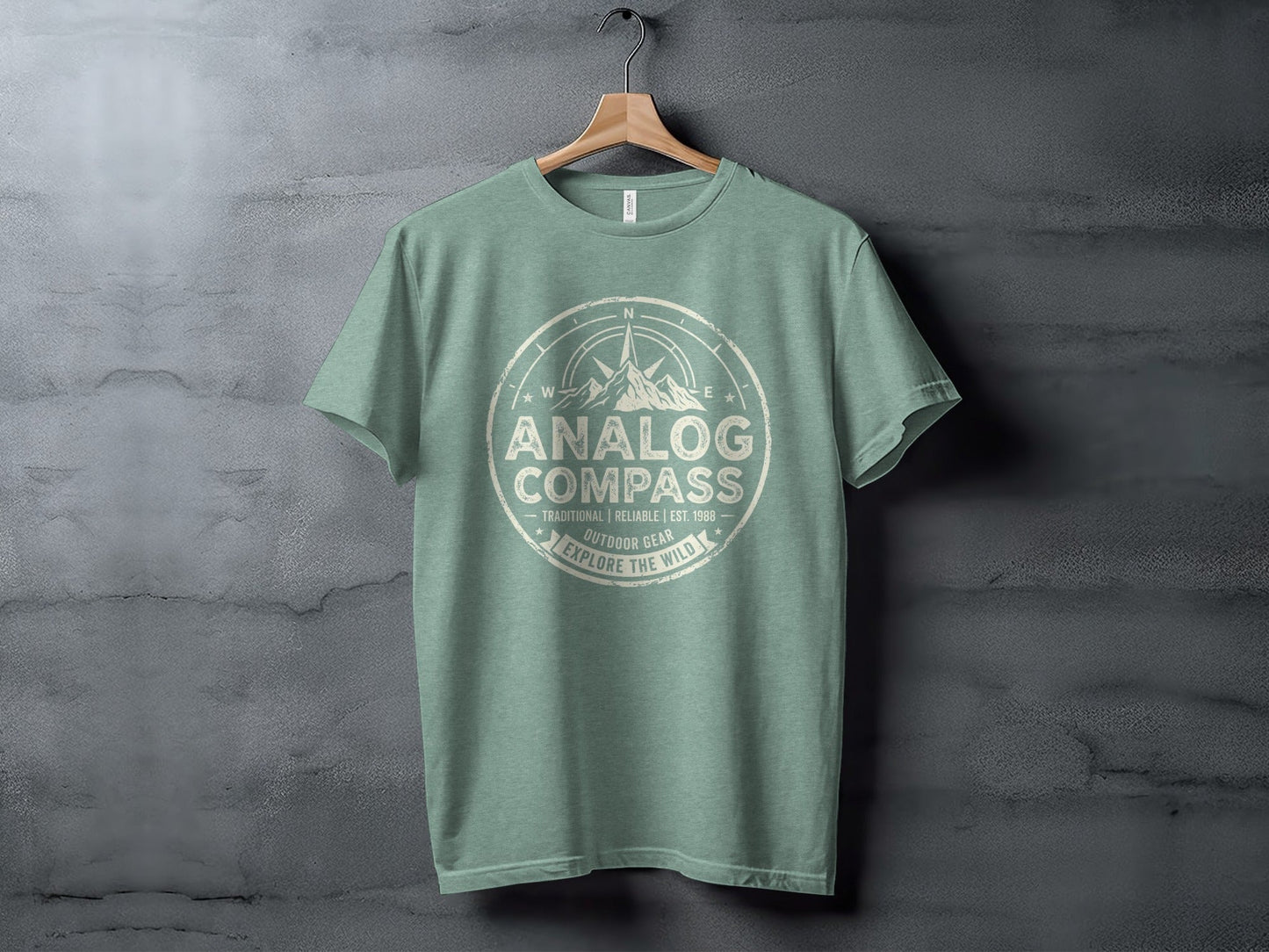 Analog Compass Heritage: The Explorer's Adventure Tee