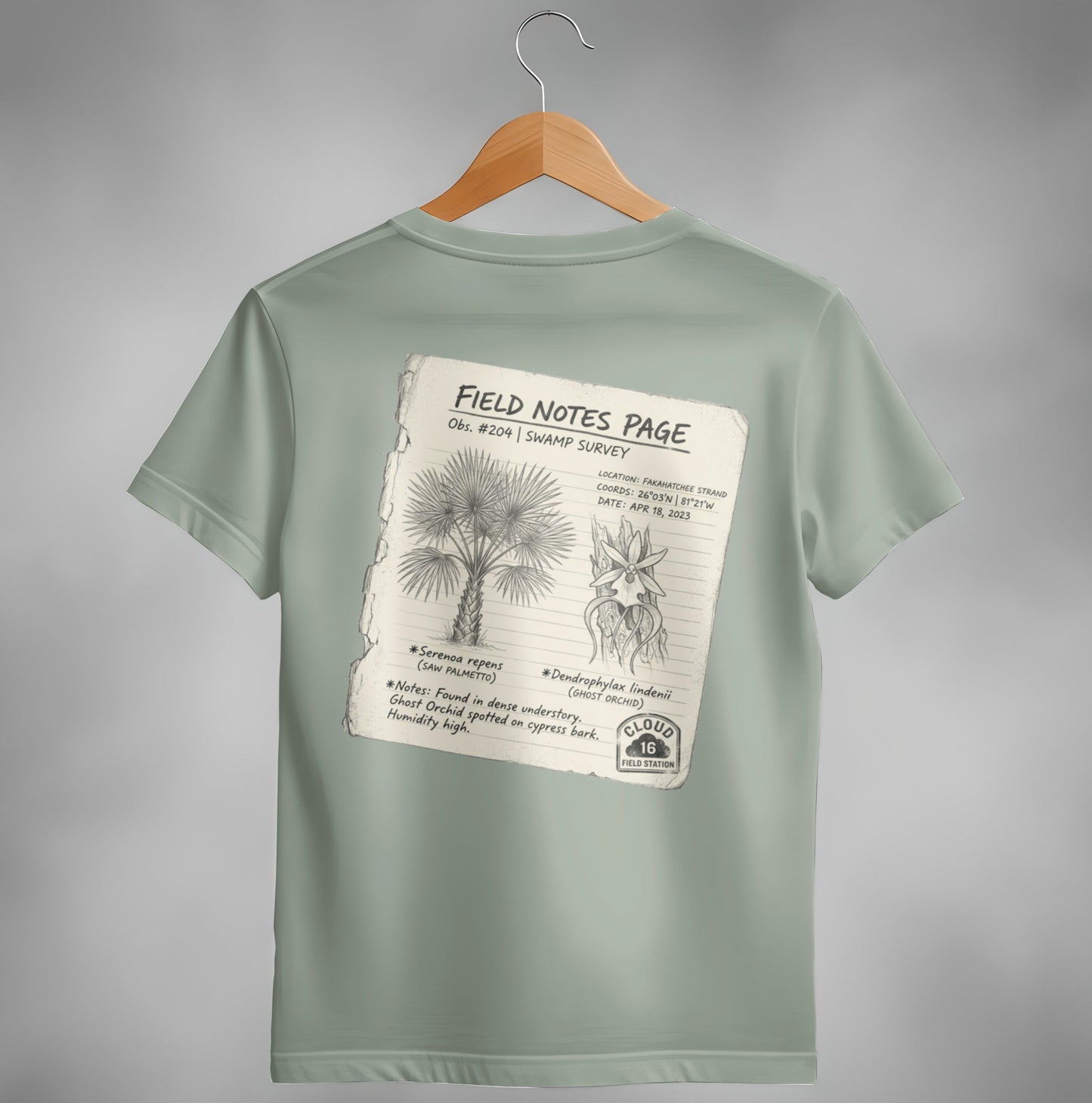 Field Notes: Ghost Orchid & Palmetto T-Shirt