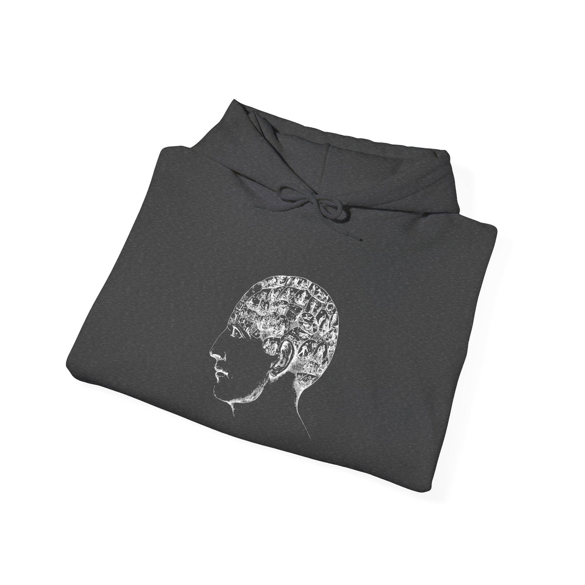 Men's Brain Graphic Hoodie — Mind Full of Ideas Sweatshirt