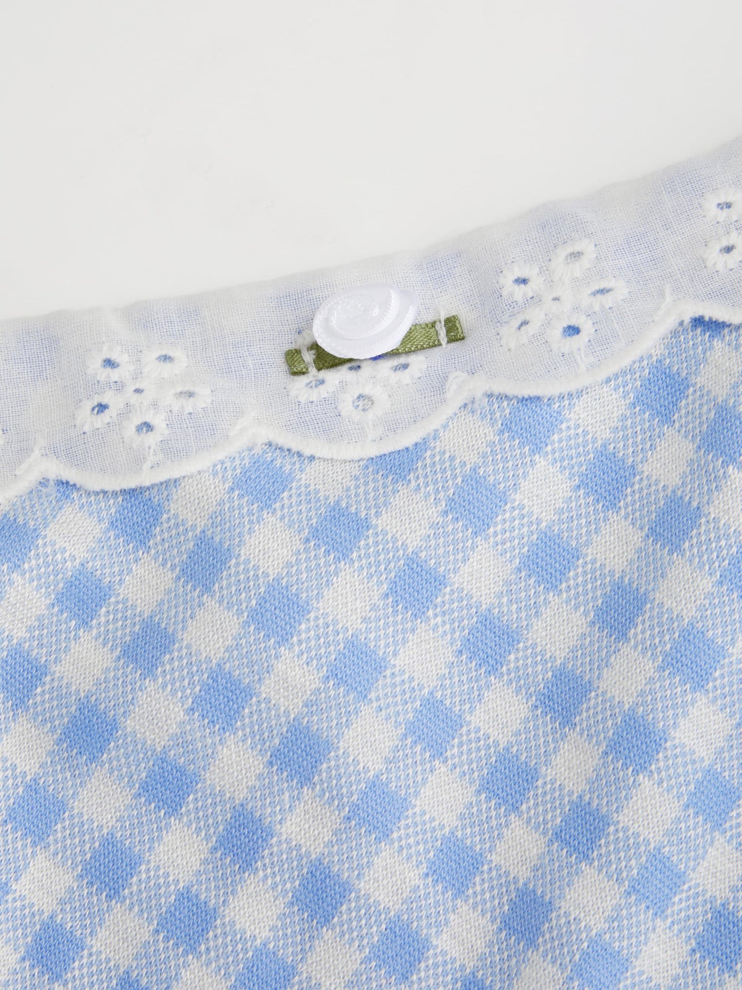CIDER Womens Summer Gingham Dress Plaid Tie Spaghetti Strap Sleeveless Lace Trim Cute A Line Casual Mini Dresses Sundress