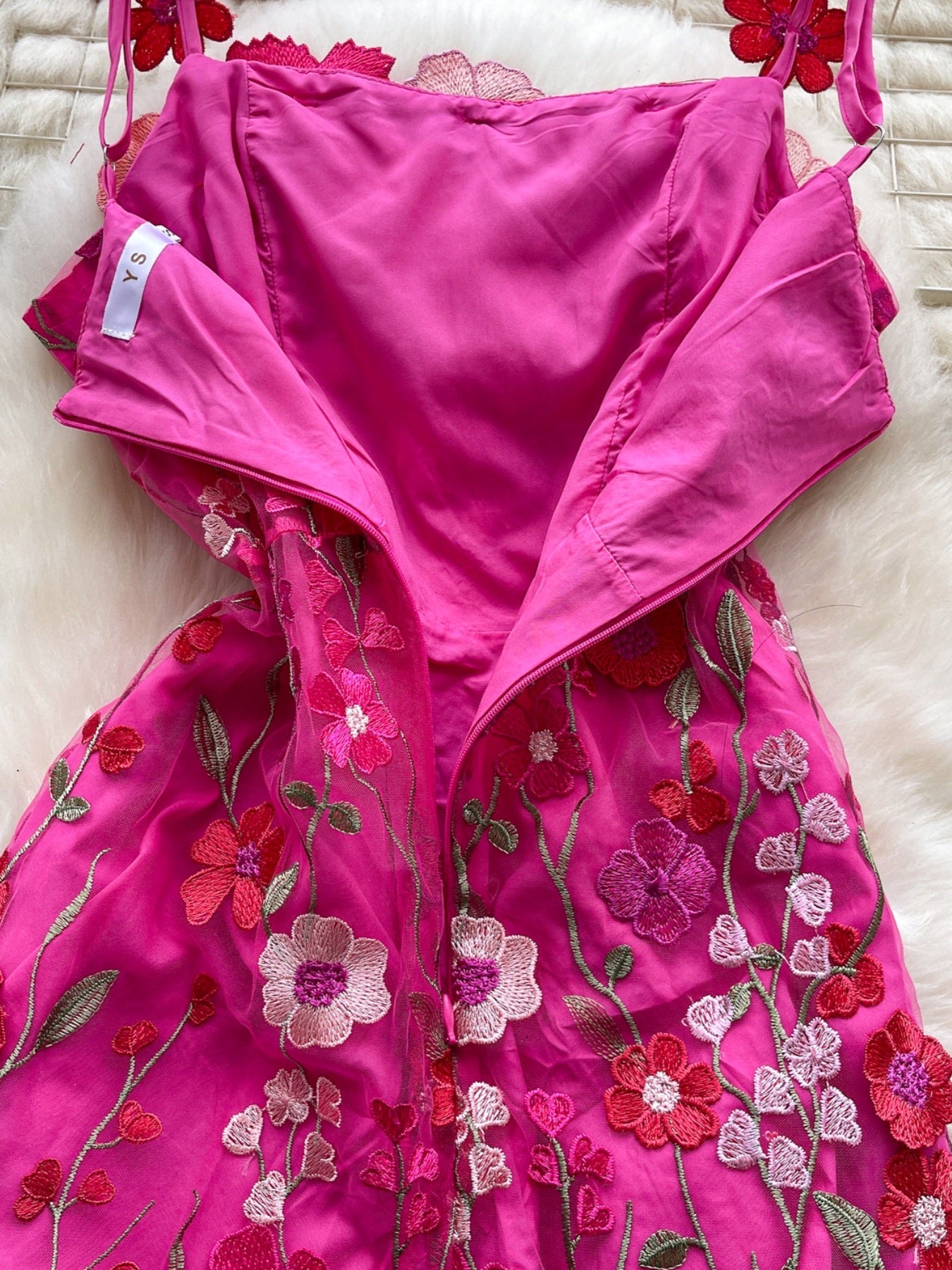 Floral Tie Waist Mini Dress