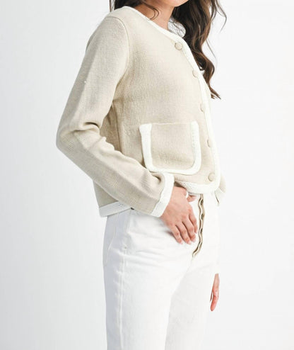 Addison Front Pocket Detail Cardigan