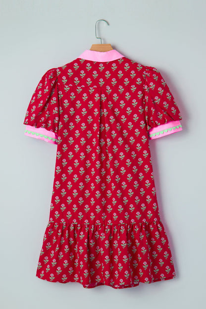 Amina Bubble Sleeve Mini Dress
