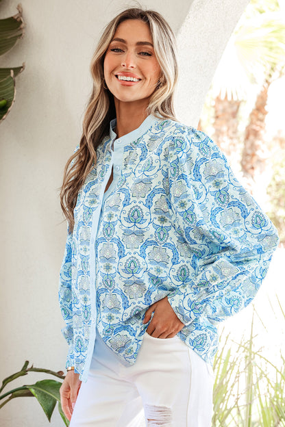 Micah Puff Sleeve Loose Shirt