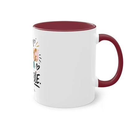 Coffee Mug — "Con Dios Todo Es Posible" Inspirational Spanish Scripture 11oz