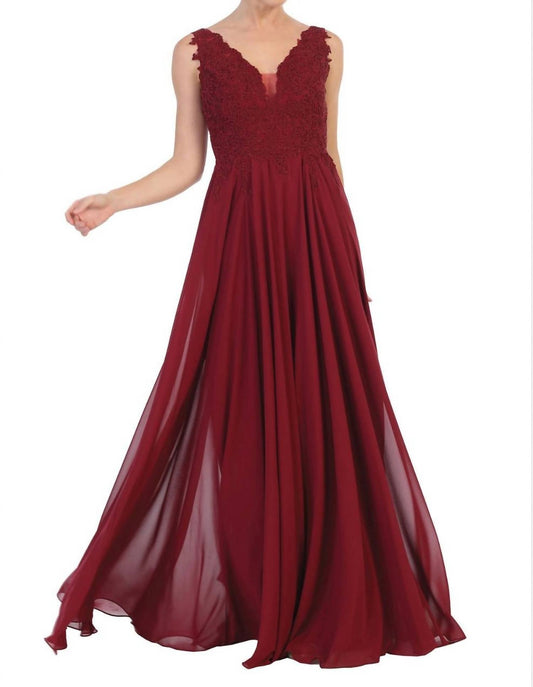Long Sleeveless Formal Evening Elegant Dress