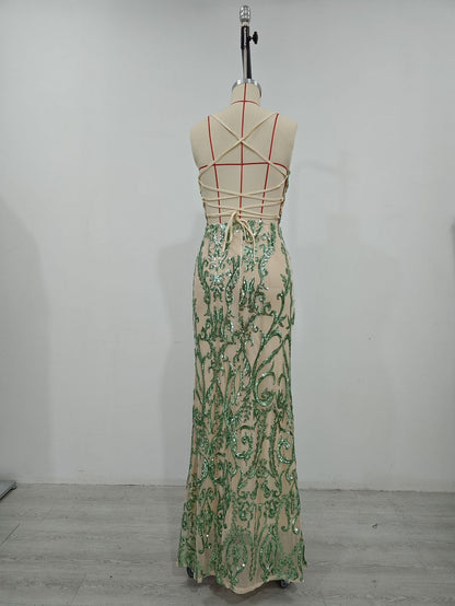 Fashion Personality Sequin Female Sequins Dress