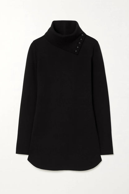 The Kinsale Fold-over Turtleneck Top