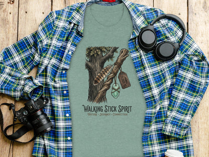 Heritage Walking Stick Spirit: Journey Nomad Tee