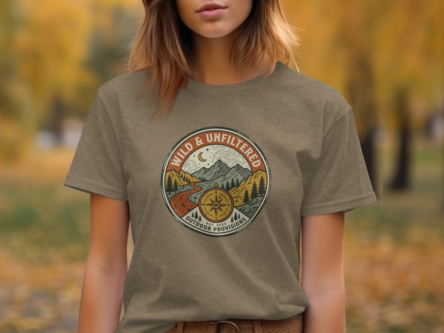 Rugged Wild & Unfiltered Explorer Wilderness Shirt