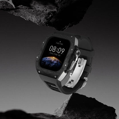 Luxury Mod Kit for Apple Watch 10/11 (42/46mm) - Silver Edition