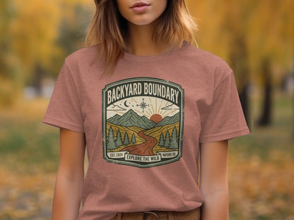 Rugged Backyard Boundary: Explore The Wild Wilderness Shirt