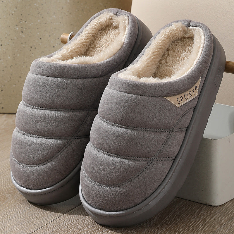 Cozy Plush House Slippers – Thick-Sole, Unisex