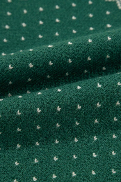 Christmas Snowflake Dotted Long Sleeve Sweater