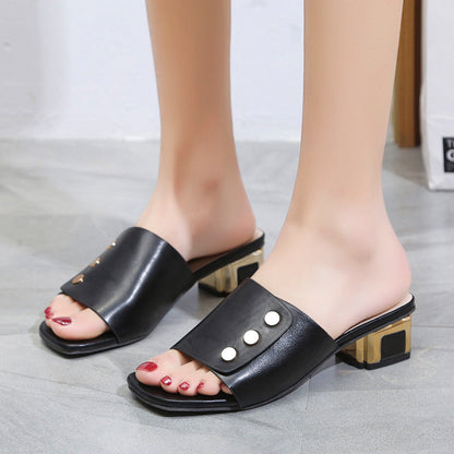 Womens Fashion Wedge Slippers See size chart under “more details”