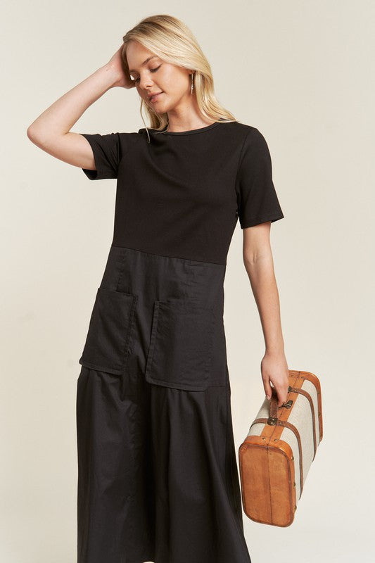 PLUS Jade by Jane Knit Mix Dress