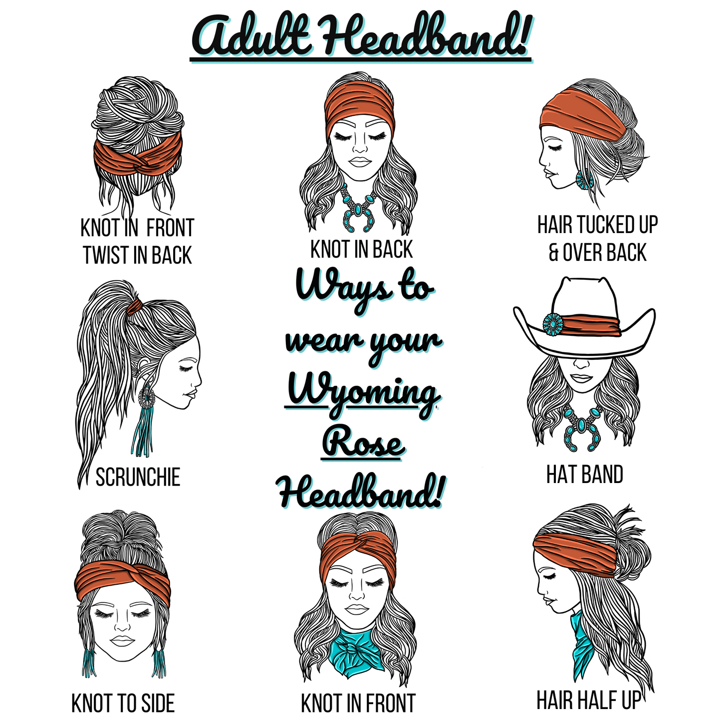 Plaid Pumpkin Fall Headband