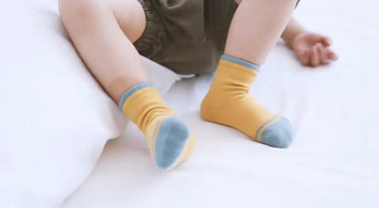 Organic Cotton Kids Sock Set (5-Pack) | Breathable Toddler Socks| Autumn Bundle