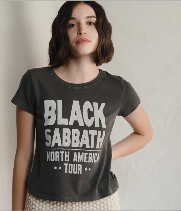 BLACK SABBATH TOUR BABY TEE