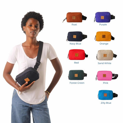 Canvas Crossbody Belt Bag Pouch, The Everywhere Belt Bag 1L